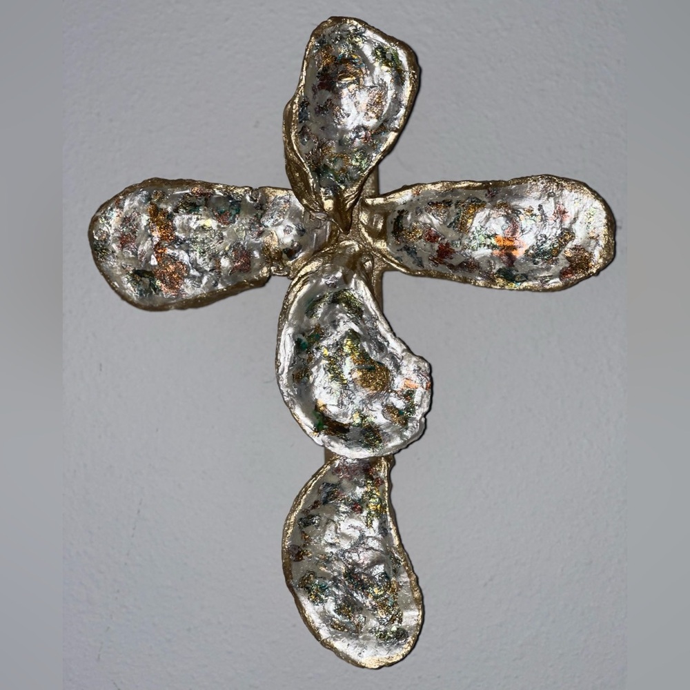 Oyster Cross up-cycled